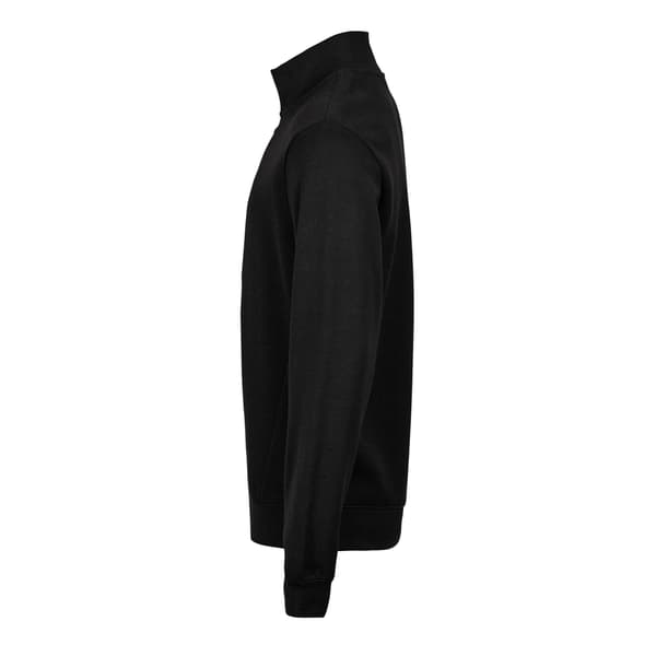 Tee Jays Herr Ribbad Interlock Half Zip Sweatshirt M Svart Black M