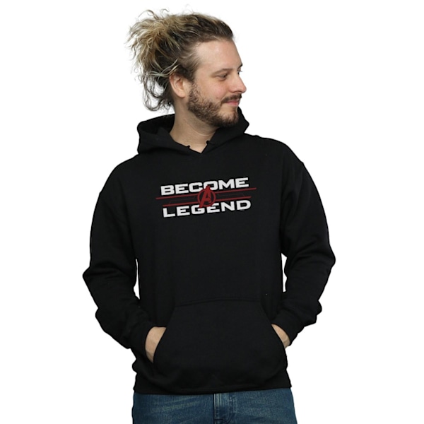 Marvel Mens Avengers Endgame Bli En Legend Hoodie 5XL Svart Black 5XL