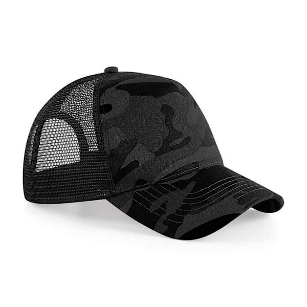 Beechfield Unisex Adult Camo Snapback Trucker Cap One Size Midn Midnight One Size