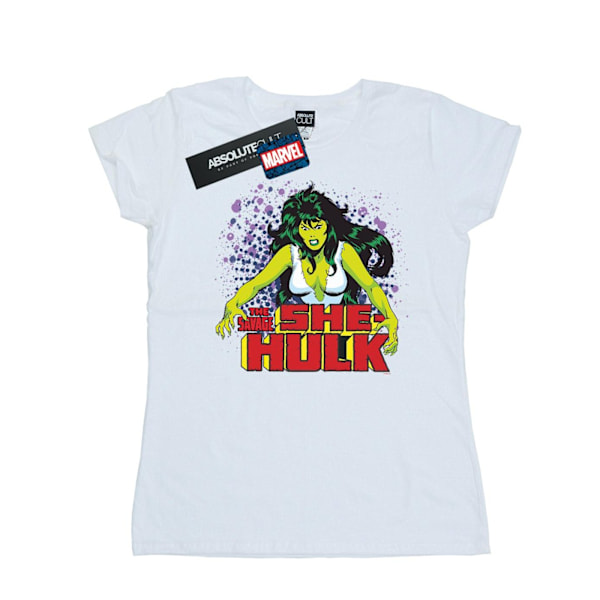 Marvel Womens/Ladies The Savage She-Hulk Bomull T-shirt XXL Vit White XXL