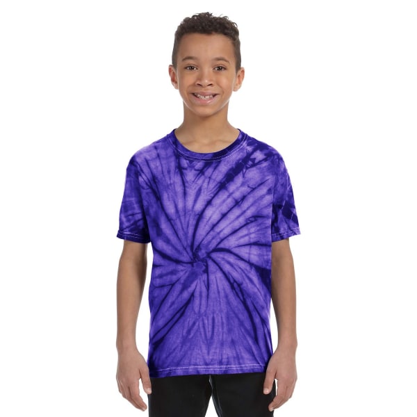 Colortone barn unisex Tonal Spider kortärmad T-shirt L Spider Purple L