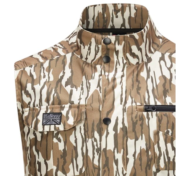 Diem Herr Camo Multi Pocket Gilet XXL Sandy Sandy XXL