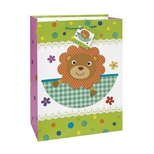 Unik fest lejon babyshower presentpåse en storlek flerfärgad Multicoloured One Size