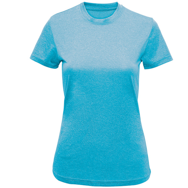 TriDri Dam/Dam Melange Performance Återvunnen T-shirt XS Tu Turquoise XS