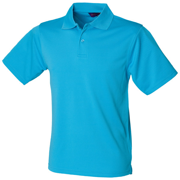 Henbury Mens Coolplus® Pique Polo Shirt 5XL Royal Royal 5XL