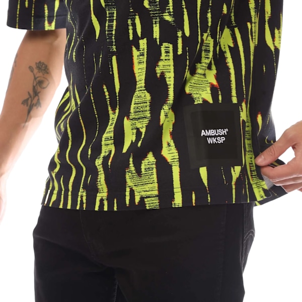 Ambush Herr All-Over Print T-Shirt XL Gul Yellow XL