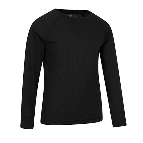 Mountain Warehouse Talus Rundhals Base Layer T-shirt för Barn Black 11-12 Years