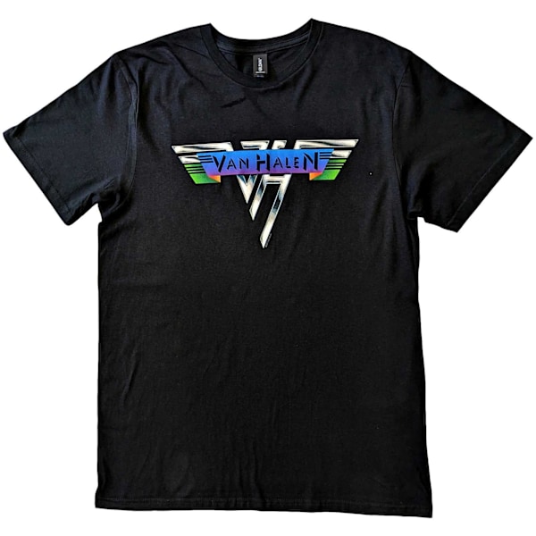 Van Halen Unisex Vuxen Logo Bomull T-shirt S Svart Black S