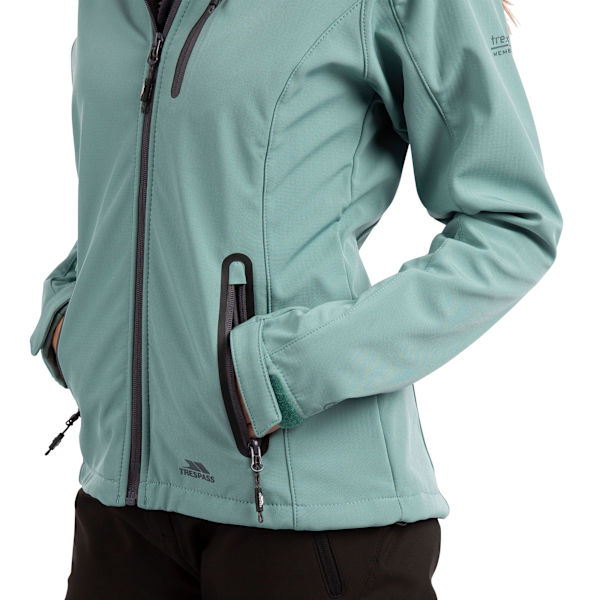 Trespass Womens/Ladies Bela II Vattentät Softshelljacka XL Teal Mist XL