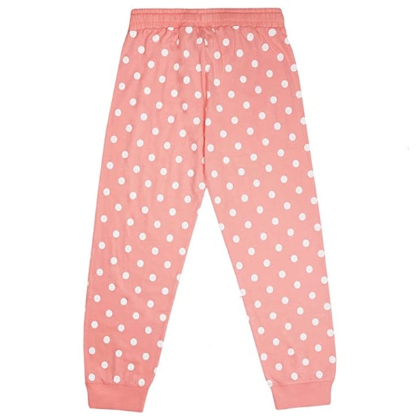 Disney Dam Mickey & Minnie Mouse Lång Pyjamas Set L Gr Grey/Pink L