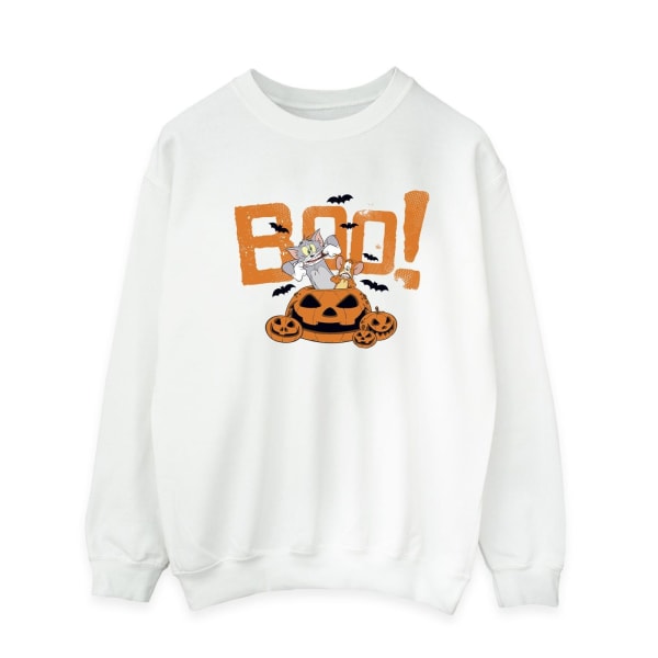 Tom & Jerry Herr Halloween Boo! Sweatshirt 4XL Vit White 4XL