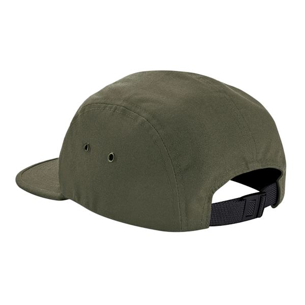 Beechfield 5 Panel Canvas Cap One Size Olive Green Olive Green One Size