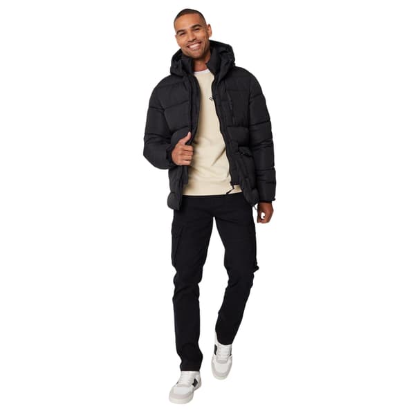 Threadbare Herr Charleston Quiltad Pufferjacka XXL Svart Black XXL