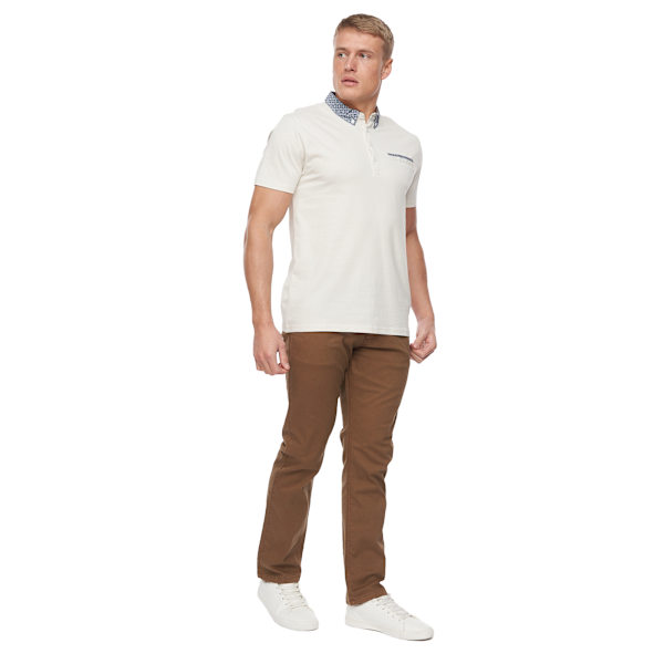 Bewley & Ritch Herr Kartier Poloskjorta L Off White Off White L