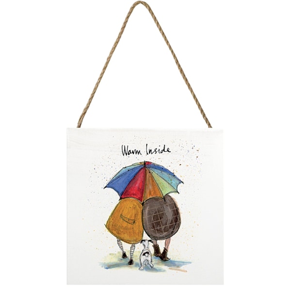 Sam Toft Träskylt Warm Inside En Storlek Flerfärgad Multicoloured One Size