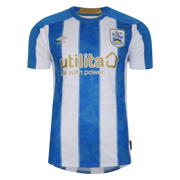 Umbro Herr 23/24 Huddersfield Town AFC Hemmetröja 4XL Blå/Whi Blue/White/Gold 4XL