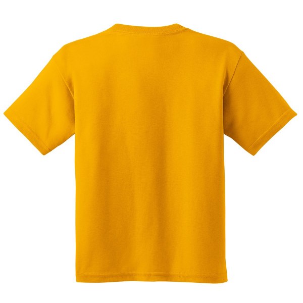 Gildan Youth Unisex T-shirt i kraftig bomull XL guld Gold XL