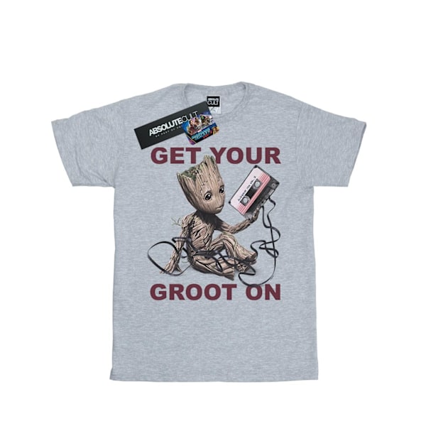 Marvel Herr Guardians Of The Galaxy Get Your Groot On T-Shirt S Heather Grey S