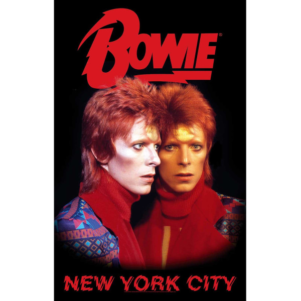 David Bowie New York City Textilaffisch One Size Flerfärgad Multicoloured One Size