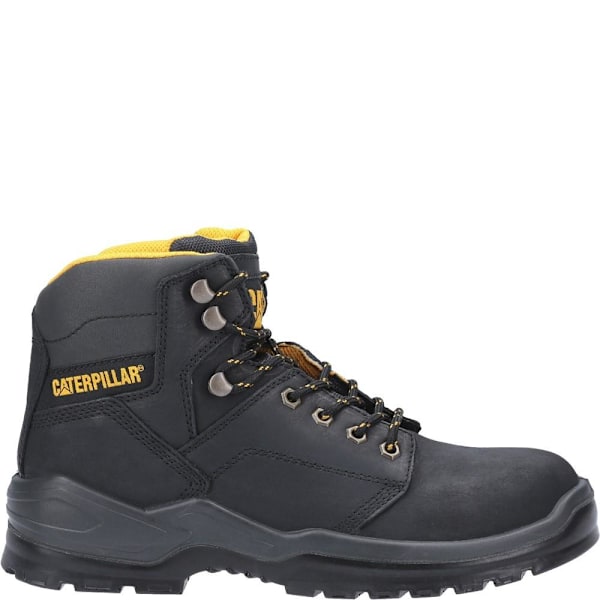 Caterpillar Mens Striver Lace Up Injected Leather Safety Boot 1 Black 10 UK