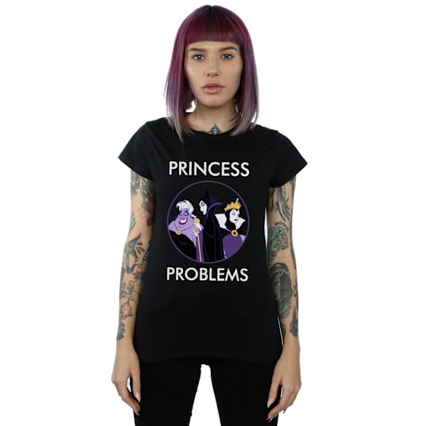 Disney Dam/Dam Princess Headaches Bomull T-shirt Black L