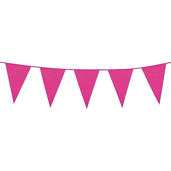 Boland Vimpel Girlang En Storlek Fuchsia Fuchsia One Size