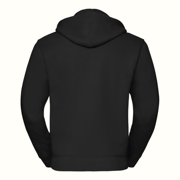 Russell Herr Authentic Full Zip Hooded Sweatshirt / Hoodie S Bl Black S