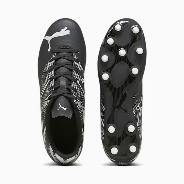 Puma Attacanto fotbollsskor för barn 2 UK svart/silver Black/Silver 2 UK