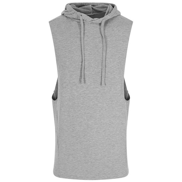 AWDis Cool Mens Urban Sleeveless Hoodie M Sports Grey Sports Grey M