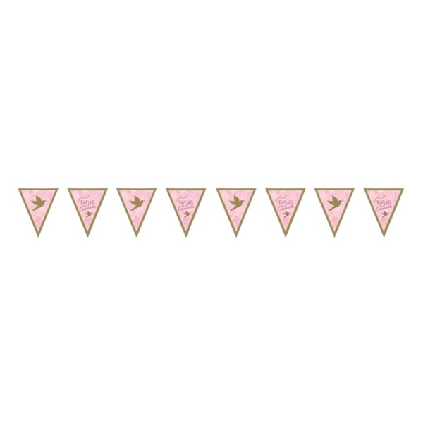 Amscan Första Kommunion Flagga Banner One Size Rosa Pink One Size