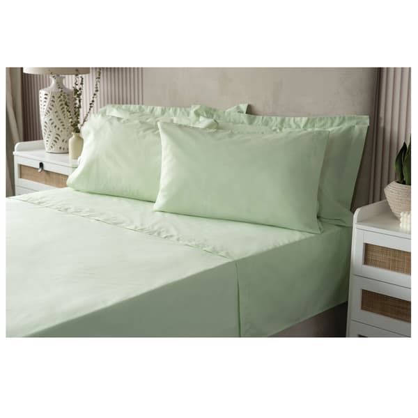 Belledorm Easycare Percale Platform Valance Single Green Apple Green Apple Single