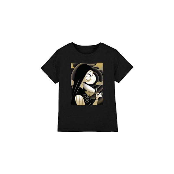 The Nightmare Before Christmas Barn/Kids Sally Skuggad T-shirt Black 9-10 Years