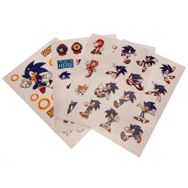 Sonic The Hedgehog Tech Stickers (paket med 56) One Size Multicol Multicoloured One Size