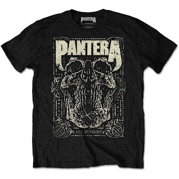 Pantera Unisex Adult 101 Proof Skull T-Shirt S Svart Black S