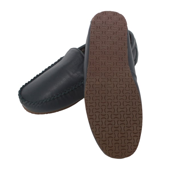Eastern Counties Leather Unisex Vuxna Läder Loafers 8 UK Marinblå Navy 8 UK
