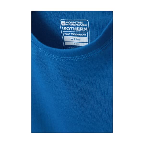 Mountain Warehouse Talus Rundhals Base Layer T-shirt för Barn Cobalt 9-10 Years
