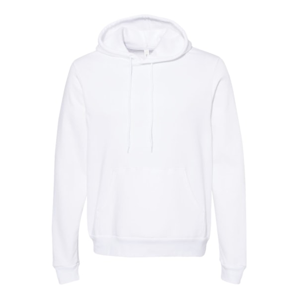 Canvas Unisex Pullover Hooded Sweatshirt / Hoodie M DTG Vit DTG White M