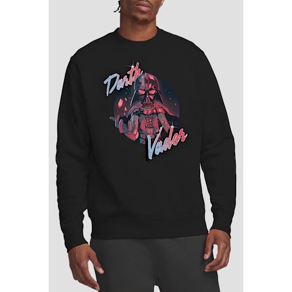 Star Wars Unisex Vuxen Darth Vader Våg Tröja M Svart Black M