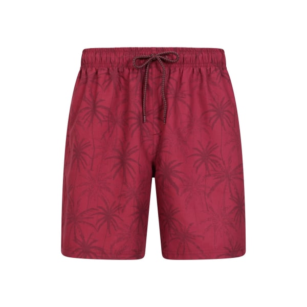 Mountain Warehouse Badbyxor Palm Leaf för Herr L Burgundy Burgundy L