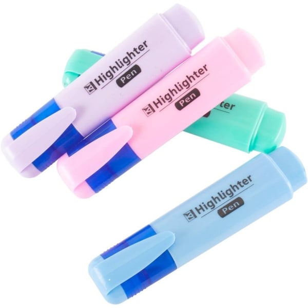 Anker Highlighter Pen (Förpackning med 4) One Size Pastell Pastel One Size