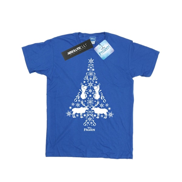 Disney Herr Frozen Julgran T-shirt XL Royal Blue Royal Blue XL