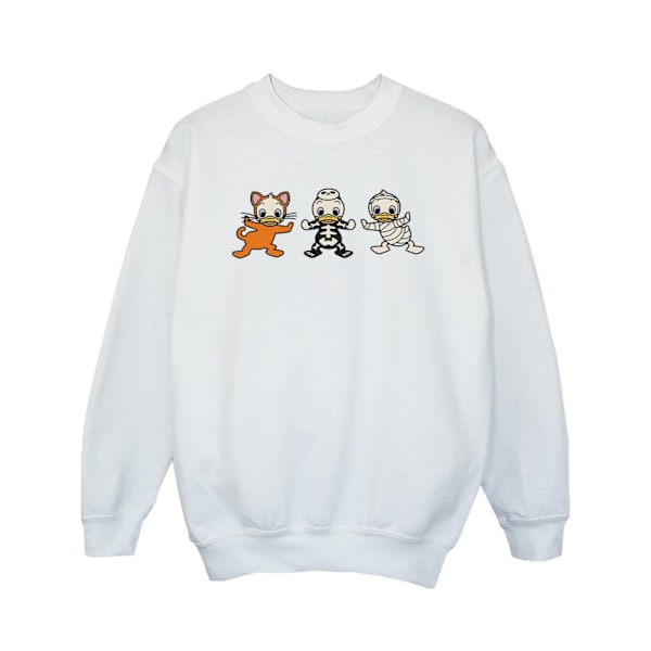 Disney Girls Duck Tales Halloween Costumes Sweatshirt 9-11 År White 9-11 Years