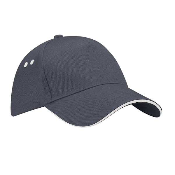 Beechfield Unisex Vuxen Ultimate Sandwich Peak Cap En Storlek Grafitgrå/Ostron Graphite Grey/Oyster One Size