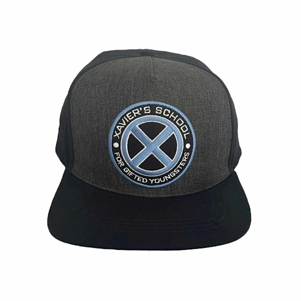 Marvel Comics Unisex Vuxen X-Men - Xavier Logo Snapback Cap One Grey One Size