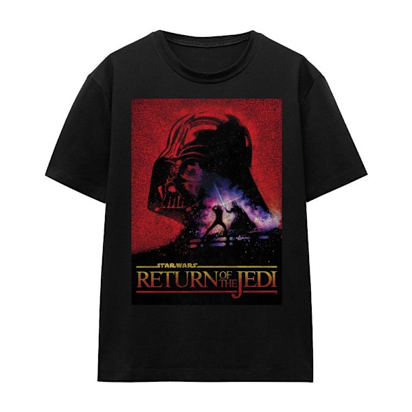 Star Wars Unisex Vuxen Return Of The Jedi Block T-Shirt M Svart Black M