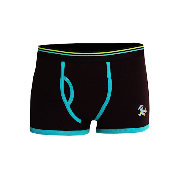 4Kidz Pojkars Bomullsboxershorts med Trunk Fit (3-pack) 7-8 år Haj Shark 7-8 Years