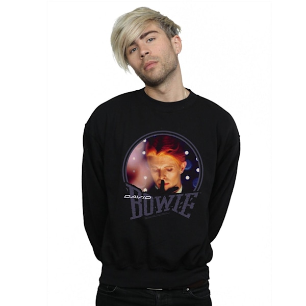 David Bowie Herr Quiet Lights Sweatshirt 4XL Svart Black 4XL