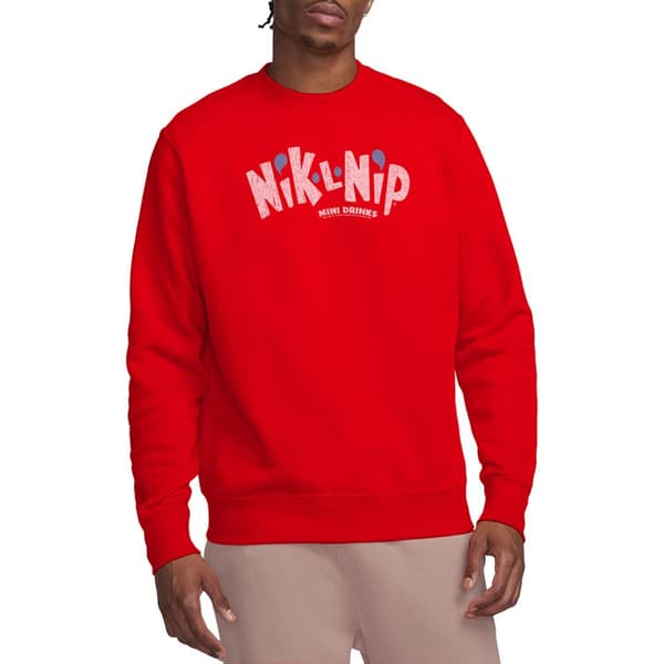 Dubble Bubble Unisex Vuxen Distressed Logotyp Sweatshirt L Röd Red L