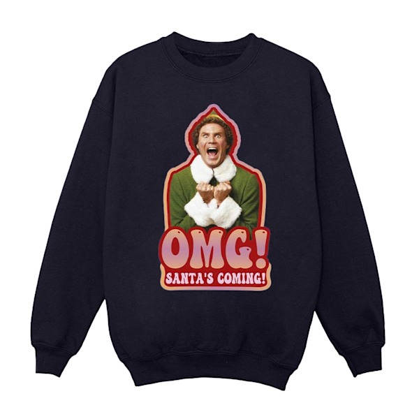 Elf Herr Santa´s Coming Sweatshirt 3XL Marinblå Navy Blue 3XL