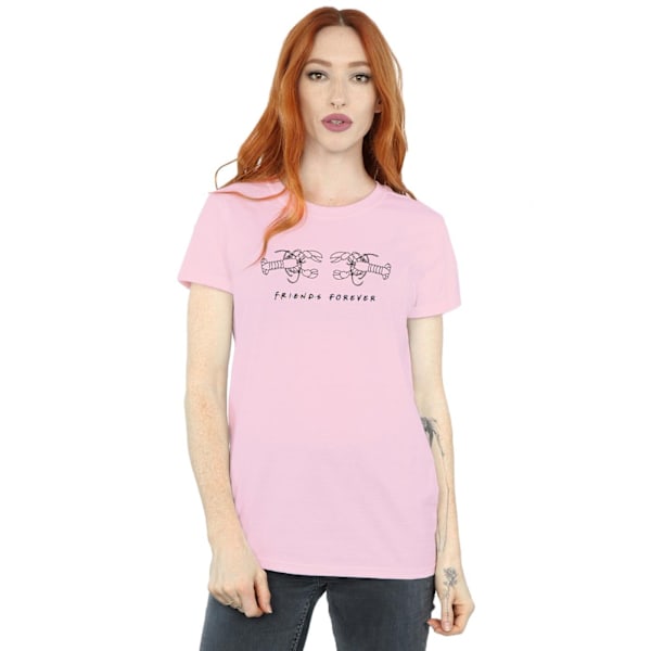 Friends Dam/Damer Hummer Logo Bomull Boyfriend T-shirt M B Baby Pink M